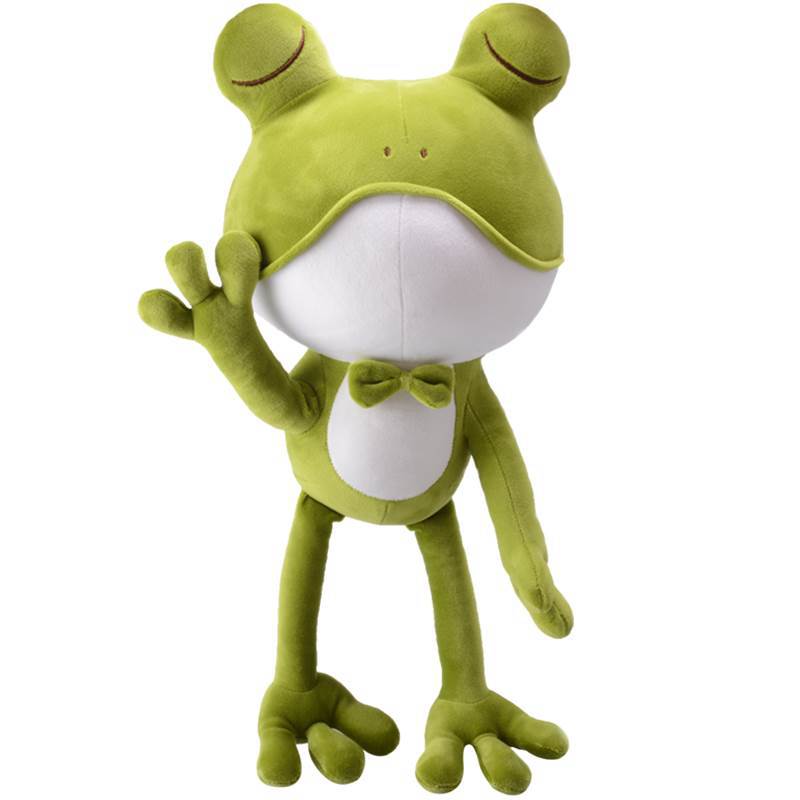 Soft Frog Plush Toy Doll Is Cute And Super Cute — back view