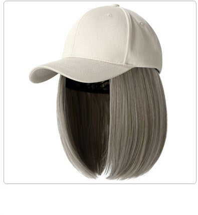 Bear Bully Wig Hat Wig One Short Curly Hair Bob Head — side view