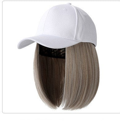 Bear Bully Wig Hat Wig One Short Curly Hair Bob Head — detail