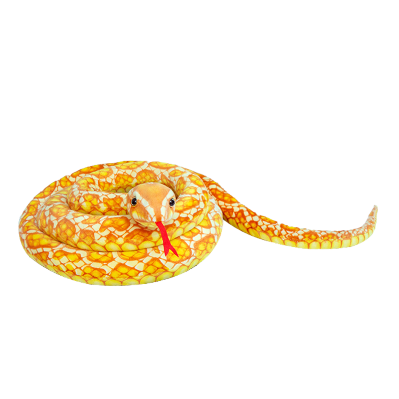 Simulation Snake White Green Snake Plush Toy | Magic Stories