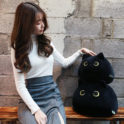 Creative Pillow Black Cat Plush Toy | Magic Stories