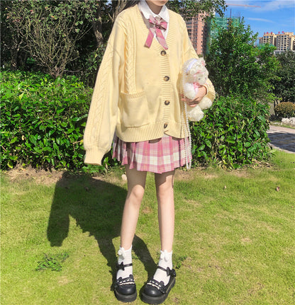 Japanese College Style Jk Uniform Sweater | Magic Stories
