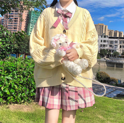 Japanese College Style Jk Uniform Sweater | Magic Stories