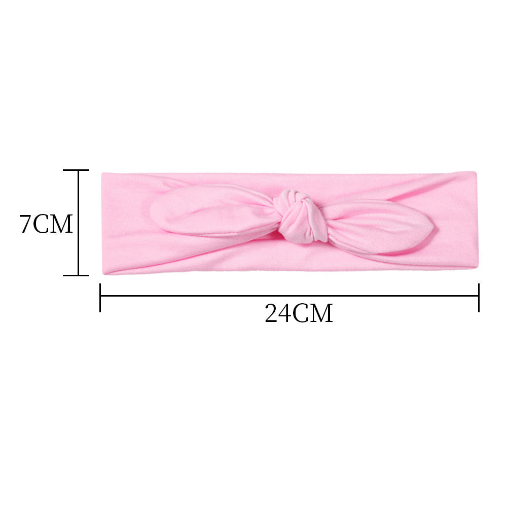 Hoop Bunny Ears Fabric High Quality Headband — side view