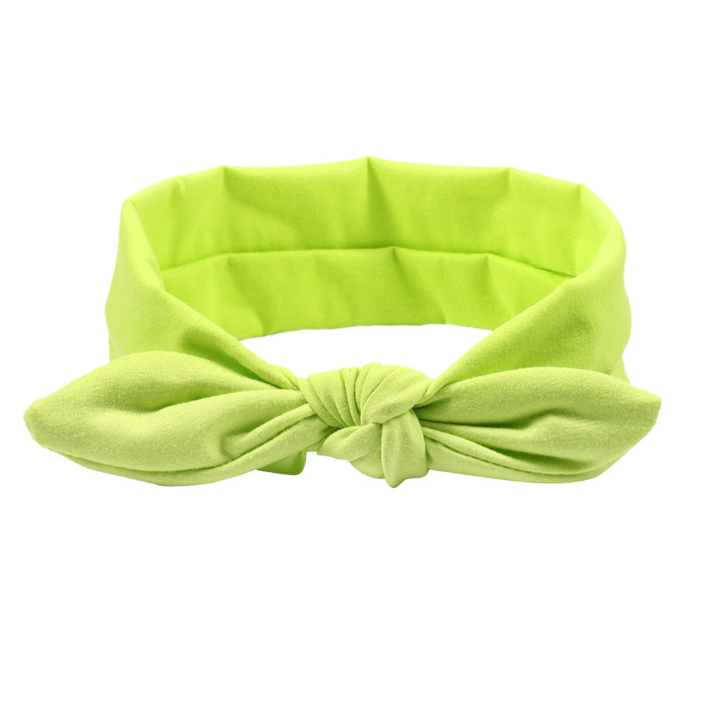 Hoop Bunny Ears Fabric High Quality Headband — side view