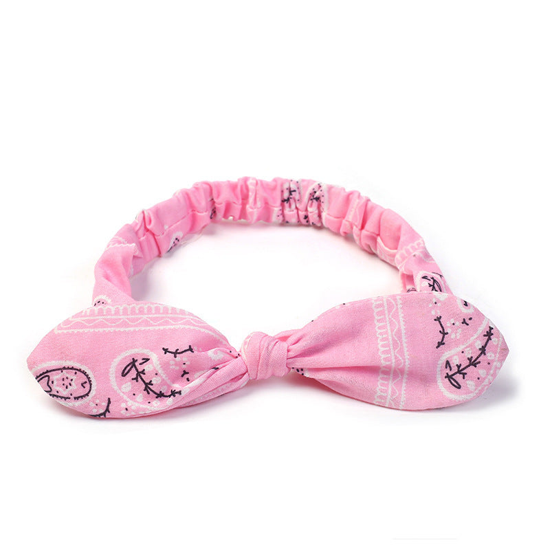 Bunny Ears Knotted Elastic Headband Multicolor — packaging