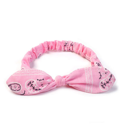 Bunny Ears Knotted Elastic Headband Multicolor — packaging