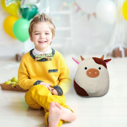 Cute Soft Plush Cow Pillow — packaging