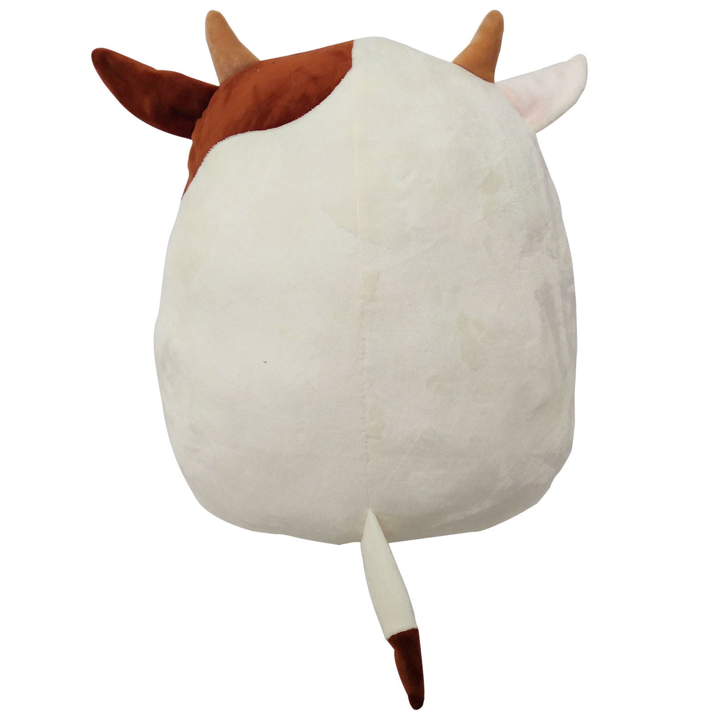 Cute Soft Plush Cow Pillow — back view