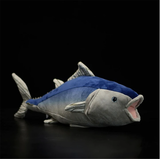 Blue Tuna Plush Toy Simulation Animal Plush Toy