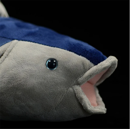 Blue Tuna Plush Toy Simulation Animal Plush Toy — packaging