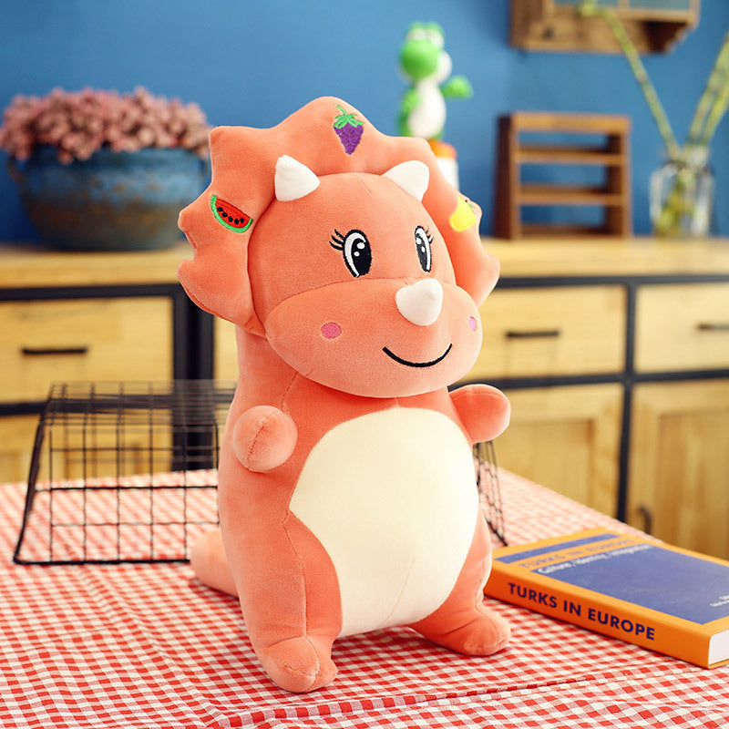 Creative Fruit Triceratops Plush Toy | Magic Stories
