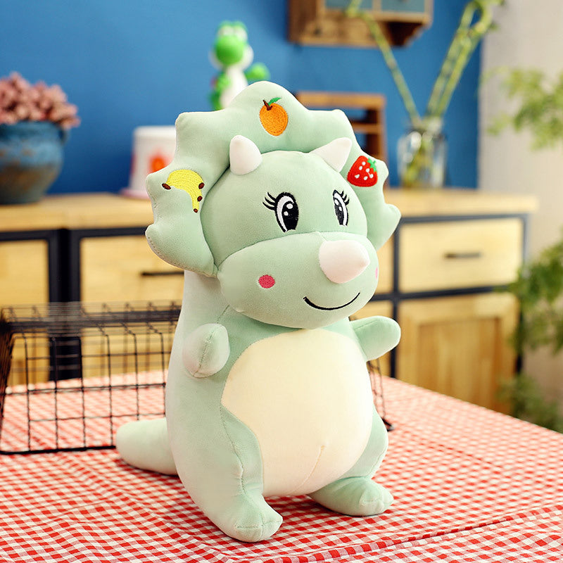Creative Fruit Triceratops Plush Toy | Magic Stories