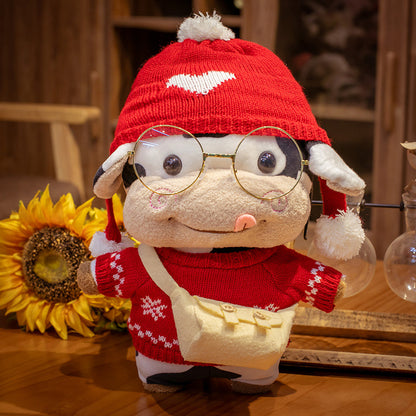 Cute Cow Plush Toys Zodiac Cow Doll Cow Doll Ragdoll Year Of The Ox Mascot — side view