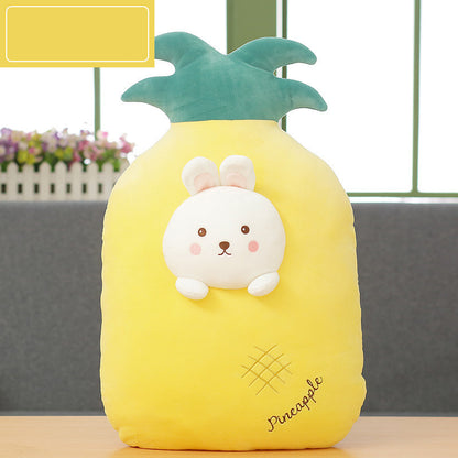 Cute Banana Pillow Carrot Doll Fruit Plush Toy — side view