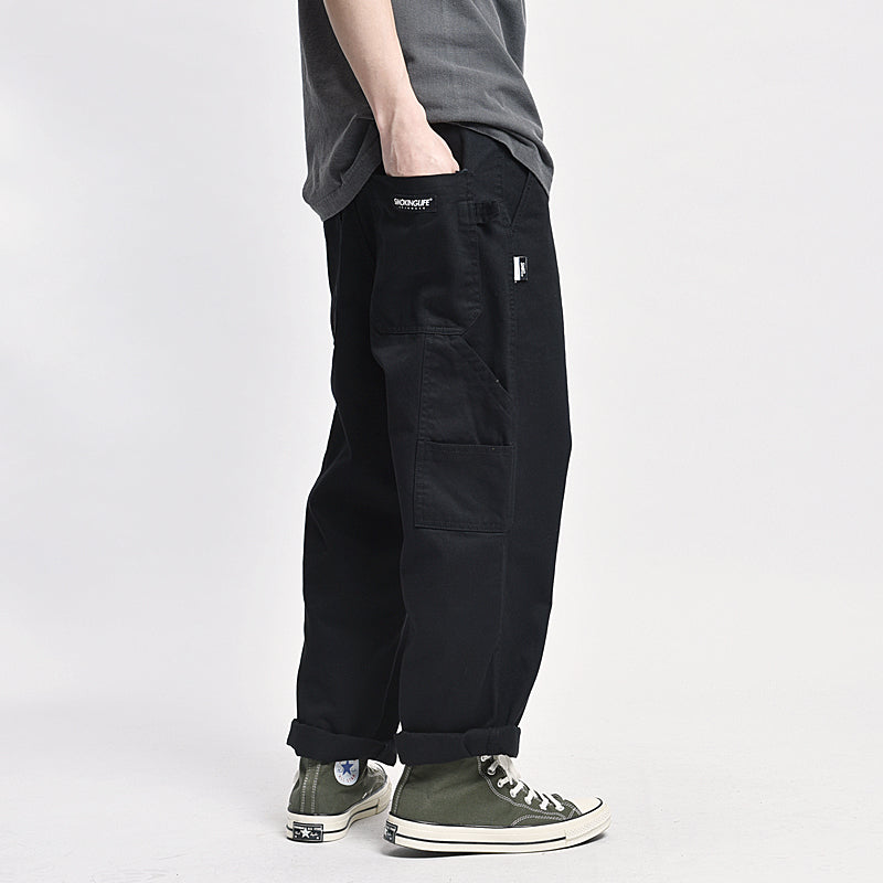 Overalls Japanese Harajuku Solid Color | Magic Stories