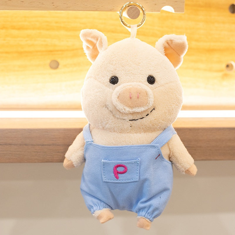 Cartoon Cute Pig With Clothes Plush Toys Stuffed Kawaii Animal Dressed Piggy Doll — detail