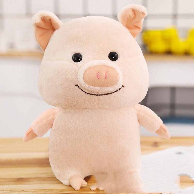 Cartoon Cute Pig With Clothes Plush Toys Stuffed Kawaii Animal Dressed Piggy Doll — detail