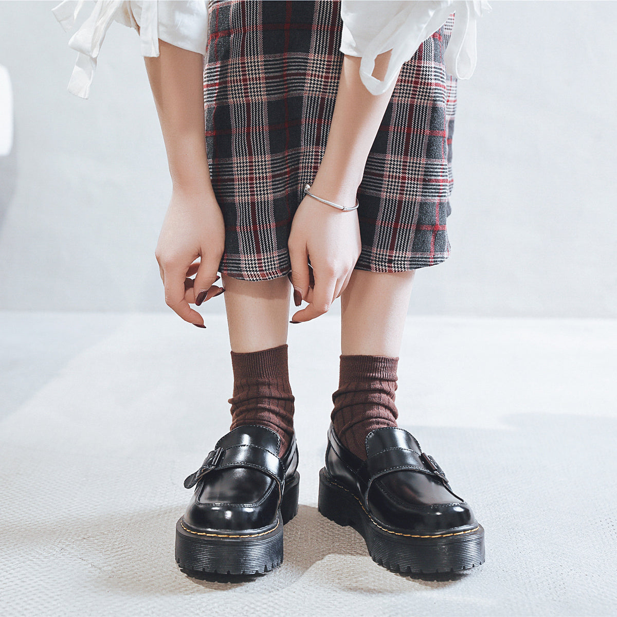British Style Student Flat Lolita Platform | Magic Stories