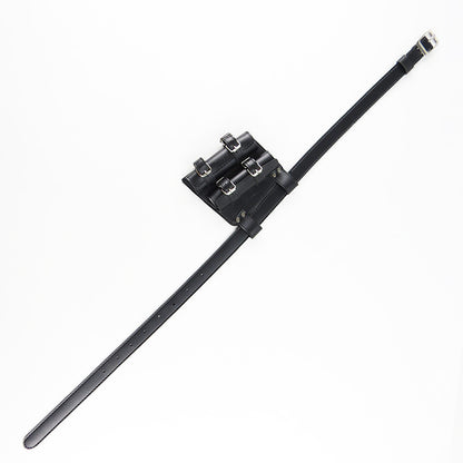 Cosplay Anime Swords PU Leather Sword Strap Back Bag Belt Belt knife Hanging Fixture — detail