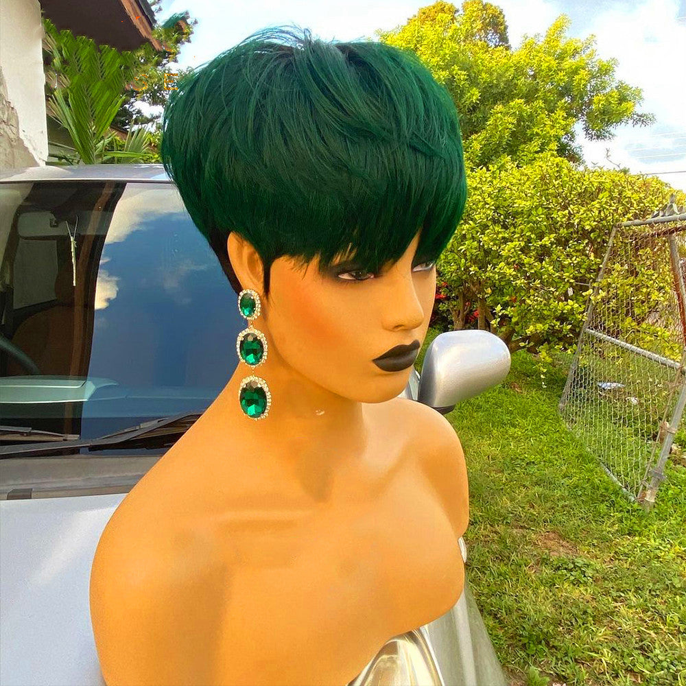 Wigs Female European And American Wig Short Hair Wig Short Straight Hair Bob Hair Wig — packaging