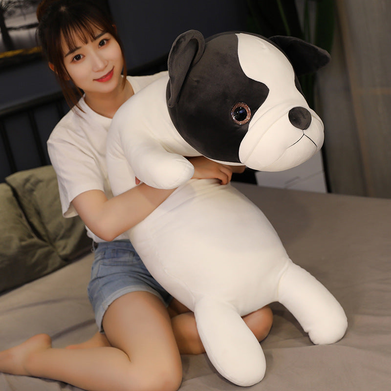 Plush Toy For Girls Plush Dog Simulation Dog Doll — side view
