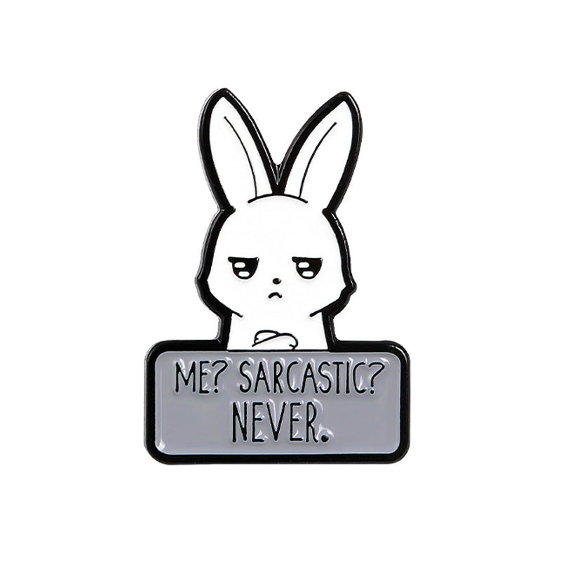 Fashion Trend Badges Big Cartoon Rabbit | Magic Stories