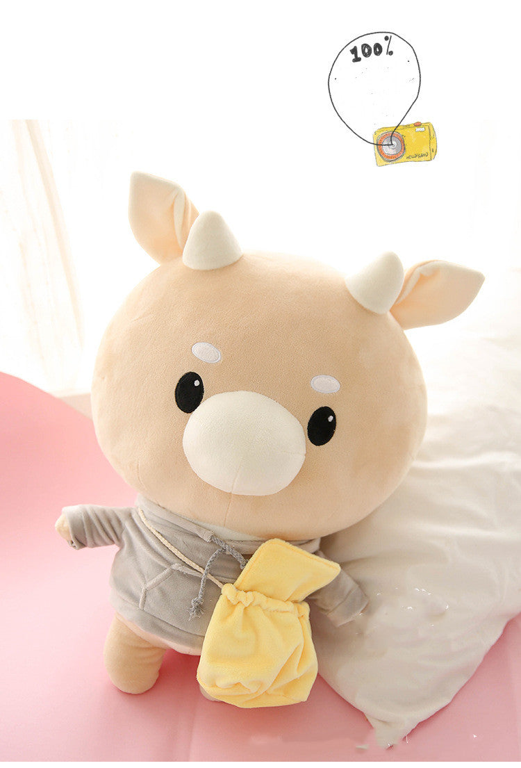 Cow Plush Toy Doll Large — detail