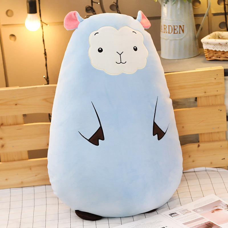 Kawaii Oval Pillow Plush — side view