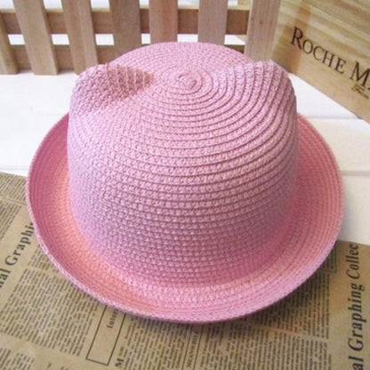 Cute Cat Ears Straw Hat Sunhat | Magic Stories