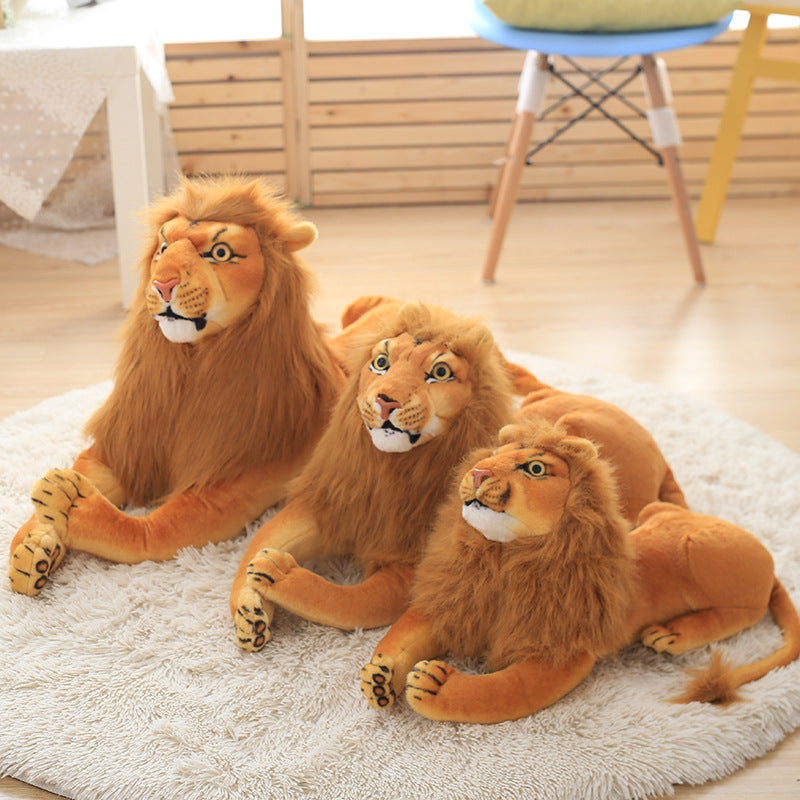 Simulation Lion Plush Toy Plush Doll — detail