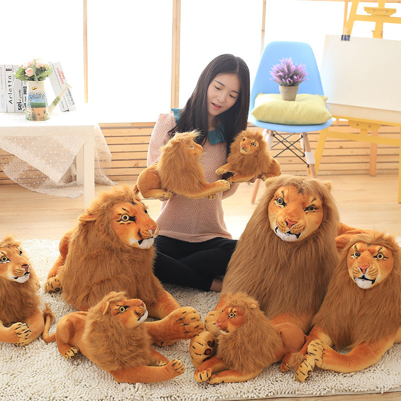 Simulation Lion Plush Toy Plush Doll — packaging