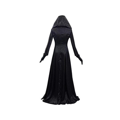 Female Black Vampire Long Dress Halloween Costume — packaging