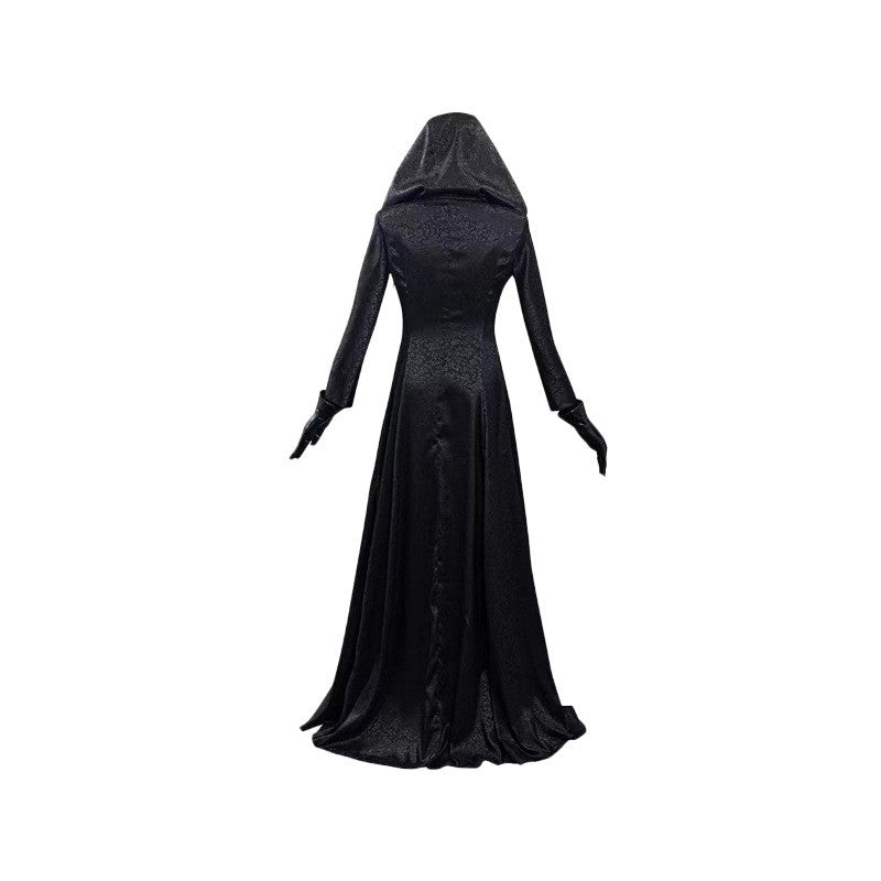 Female Black Vampire Long Dress Halloween Costume — packaging