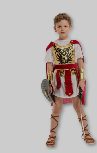 Children's Day Boys' Performance Costume Brave Little Warrior — packaging