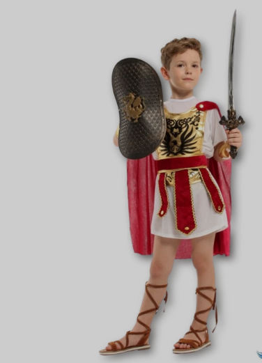 Children's Day Boys' Performance Costume Brave Little Warrior — back view