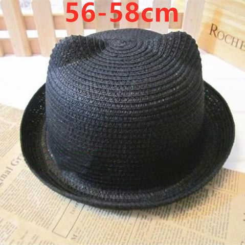 Cute Cat Ears Straw Hat Sunhat | Magic Stories