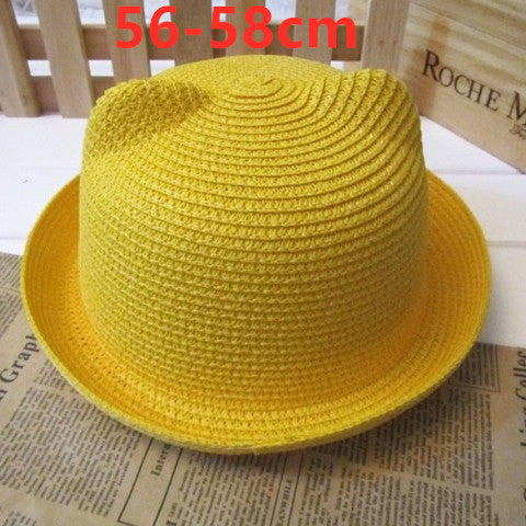 Cute Cat Ears Straw Hat Sunhat | Magic Stories