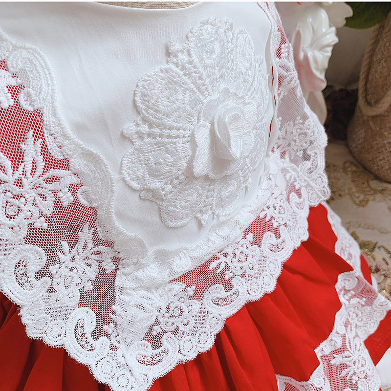 Dress Spanish Palace Pettiskirt Birthday Princess Dress — detail