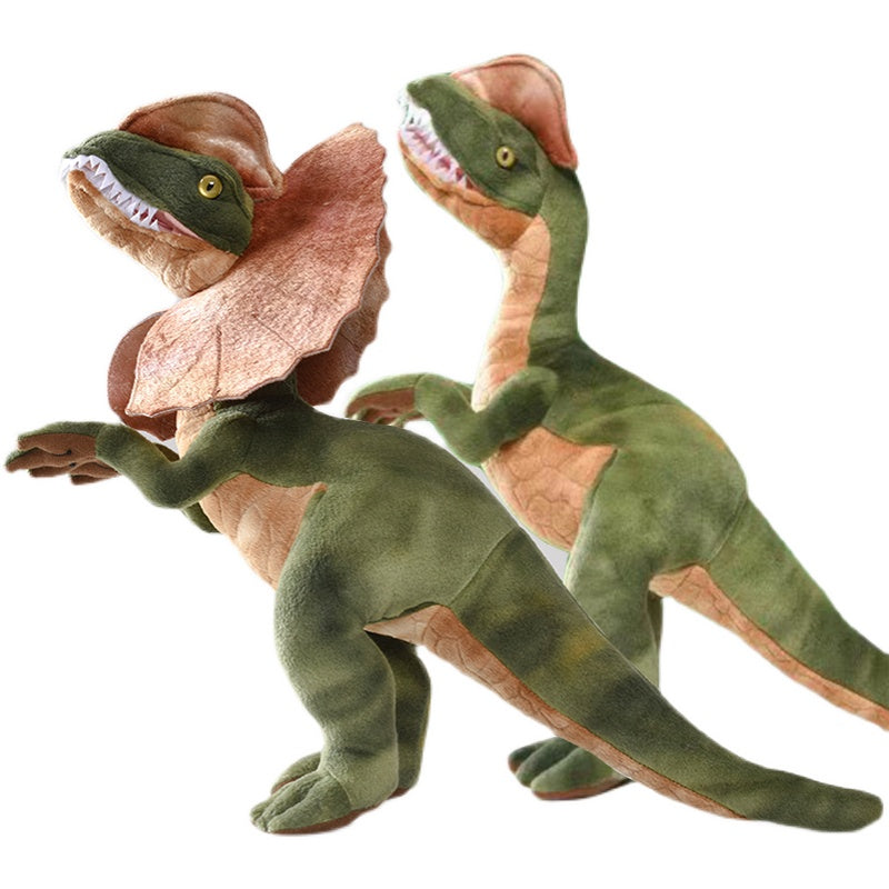Plush Toy Dinosaur Dicrosaurus Dilophosaurus — scale reference