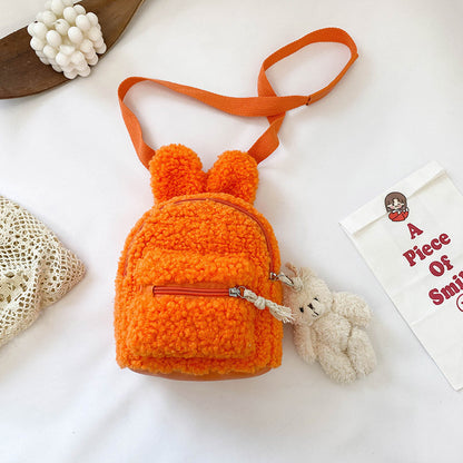 Bunny Ears Backpack, Bear Bag Plush, Super Cute And Cute For Children — packaging