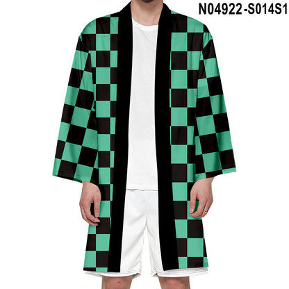 Children's Cardigan Long Cloak, Kimono, Peripherals — side view