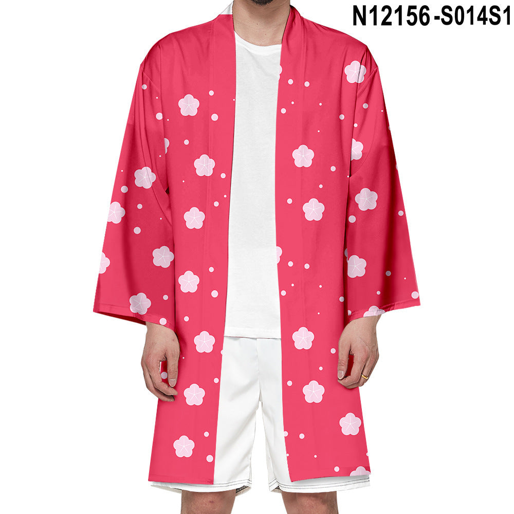 Children's Cardigan Long Cloak, Kimono, Peripherals — detail