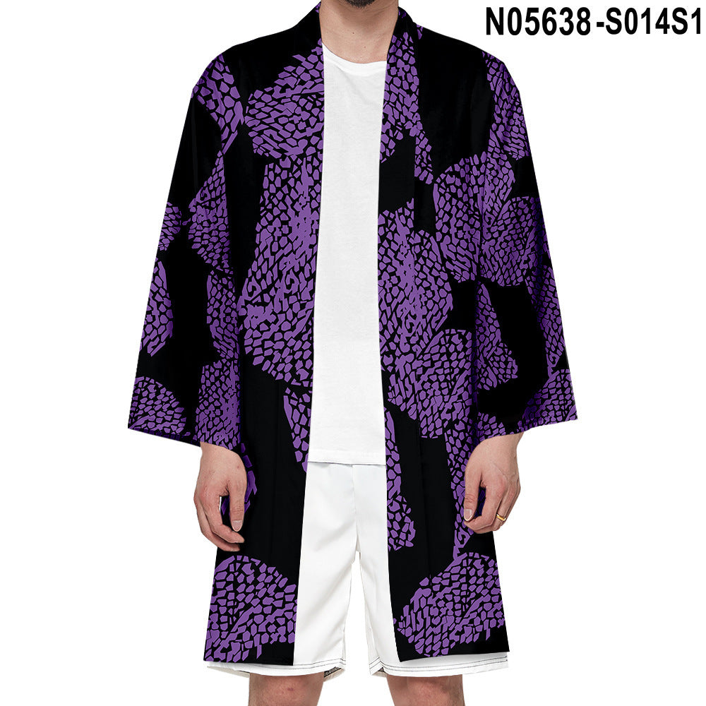 Children's Cardigan Long Cloak, Kimono, Peripherals — detail