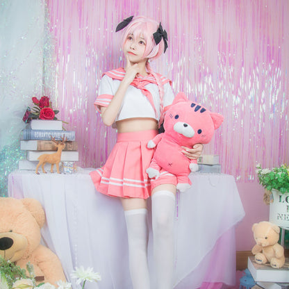 Cosplay Afu Sailor Suit — back view