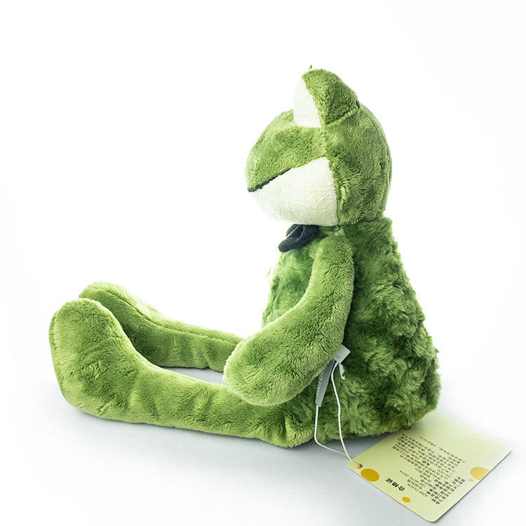 Plush Toy Widow Frog Figurine Snowflake Little Frog Prince — packaging