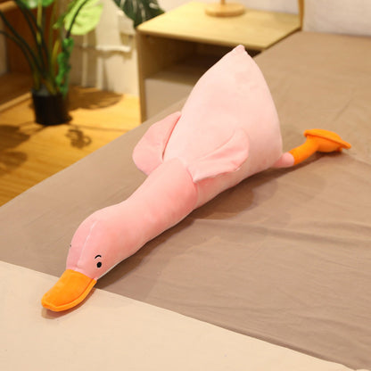 Plush Toy Cute Soft Big White Goose Pillow | Magic Stories
