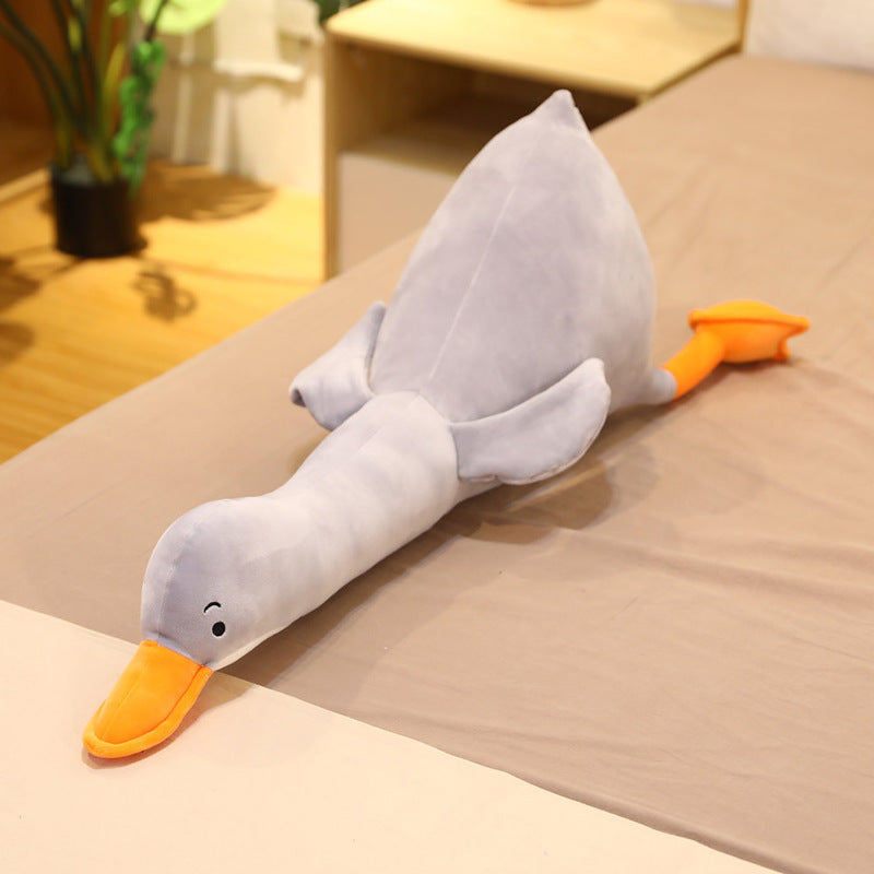 Plush Toy Cute Soft Big White Goose Pillow | Magic Stories
