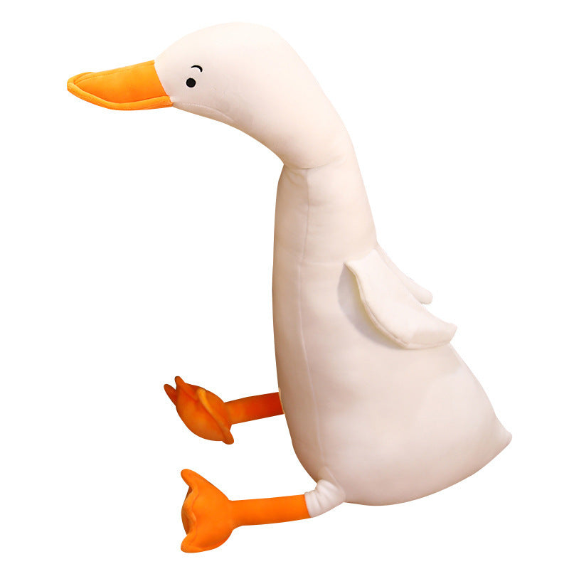 Plush Toy Cute Soft Big White Goose Pillow | Magic Stories