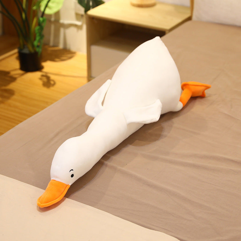 Plush Toy Cute Soft Big White Goose Pillow | Magic Stories